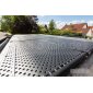 OKU Solarabsorber Komplettset Premium 9,6 m&sup2; | inkl. Motorkugelhahn und Differenztemperaturregler Suncontrol