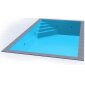 Poolinnenfolie f&uuml;r Rechteckbecken mit Ecktreppe Oblique links | 600 x 300 x 150 cm - verschiedene Farben | mit Keilbiese 0,80 mm