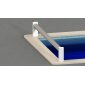 Pool Oberflurrollladen BASIC - Manuell - PVC-Lamellen in Wei&szlig; - f&uuml;r viele Poolgr&ouml;&szlig;en - g&uuml;nstige manuelle Rollladenabdeckung