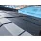 Pool-Solarheizung HelioPool Komplettset 6,66 m² | Horizontal stehend | inkl. Verbindungsschläuchen und Endstopfen