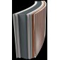 Azuro Deluxe Stahlwandpool mit Holzoptik Oval 550 x 370 x 120 cm