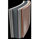 Azuro Deluxe Stahlwandpool mit Holzoptik Oval 730 x 370 x...