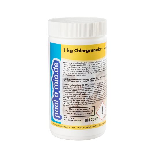 Chlorgranulat 1kg - schnell löslich -