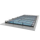 Pool&uuml;berdachung PRESTIGE - UV-Klarglas - Aluminium...