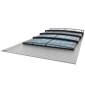 Poolüberdachung EXCLUSIVE PRO - für alle Poolgrößen - UV-Klarglas - Aluminium Struktur