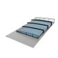 Poolüberdachung NEO LIGHT PRO - für alle Poolgrößen - UV-Klarglas - Aluminium Struktur