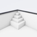 Römische Treppe - ein einer Ecke - an kurzer Seite